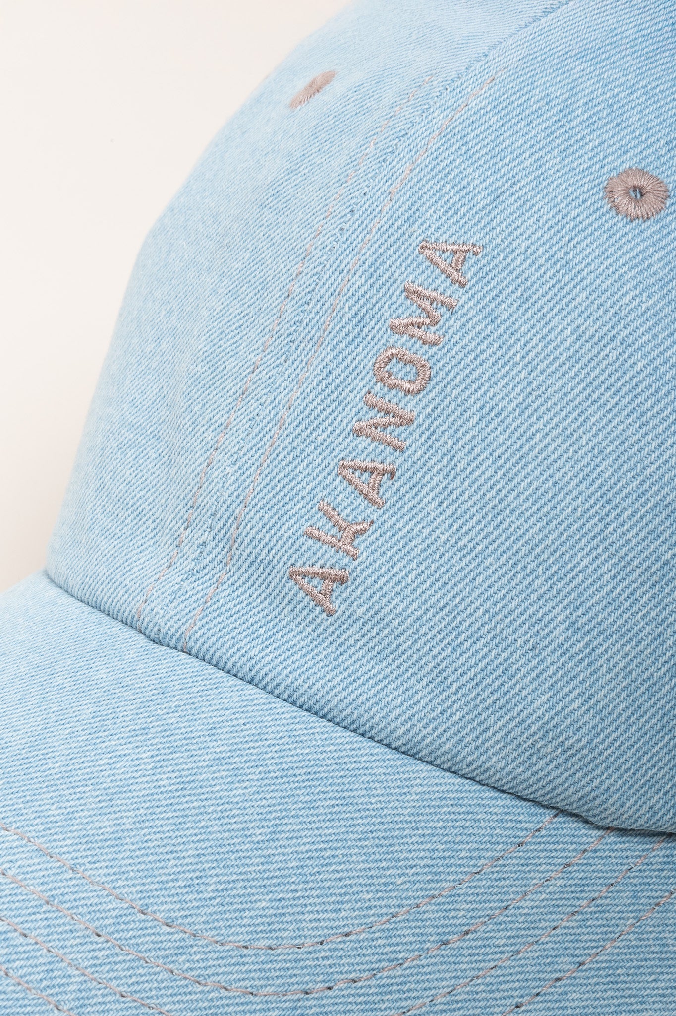 Ball Cap in Blue Denim