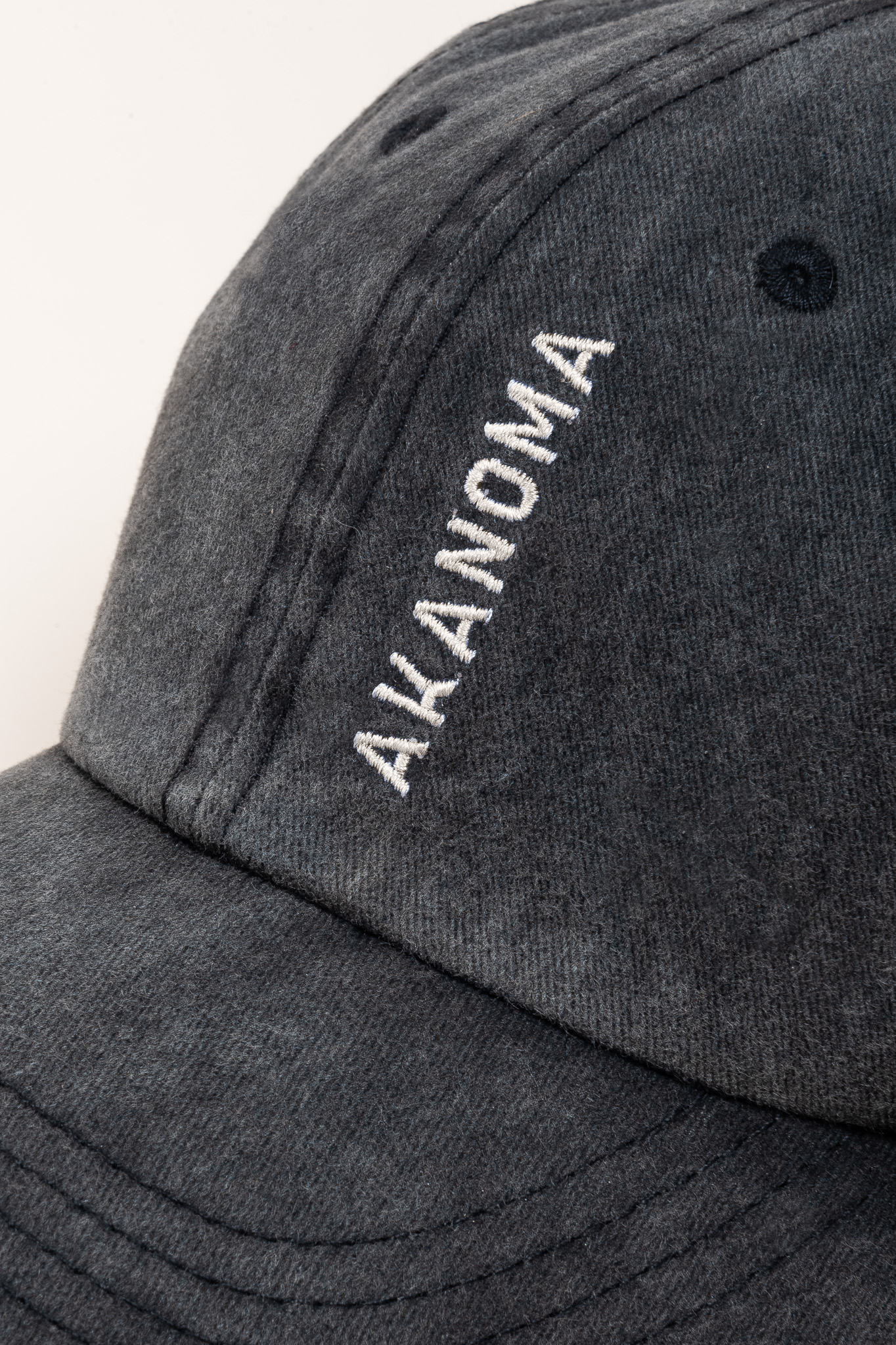 Ball Cap in Black Denim