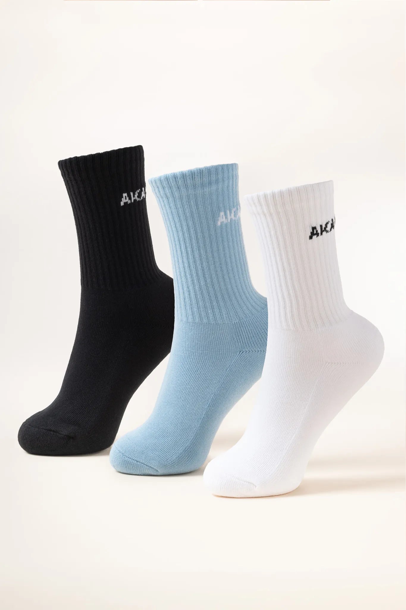 Chaussettes montantes classiques - Bleu ciel