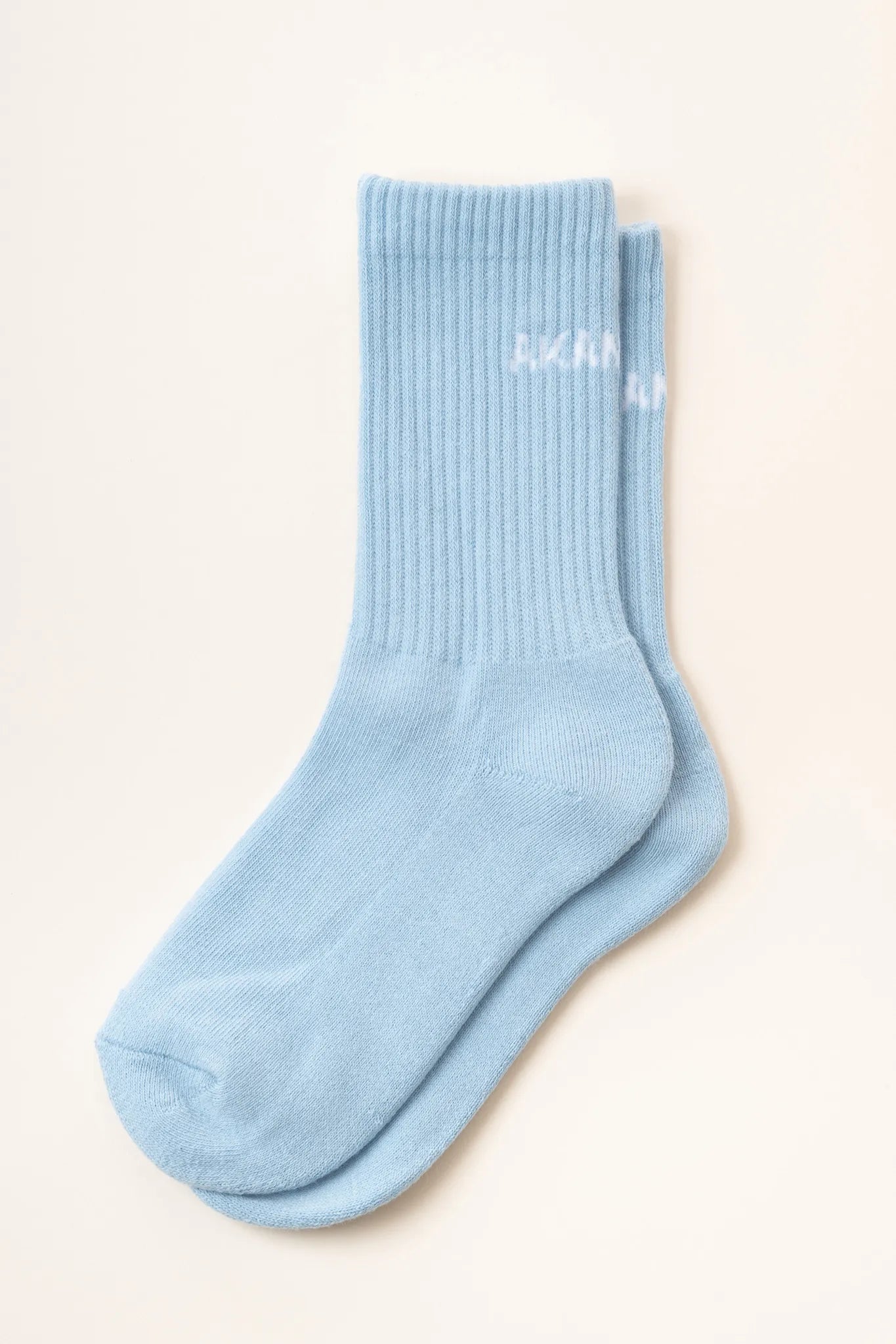 Classic Crew Socks in Sky Blue