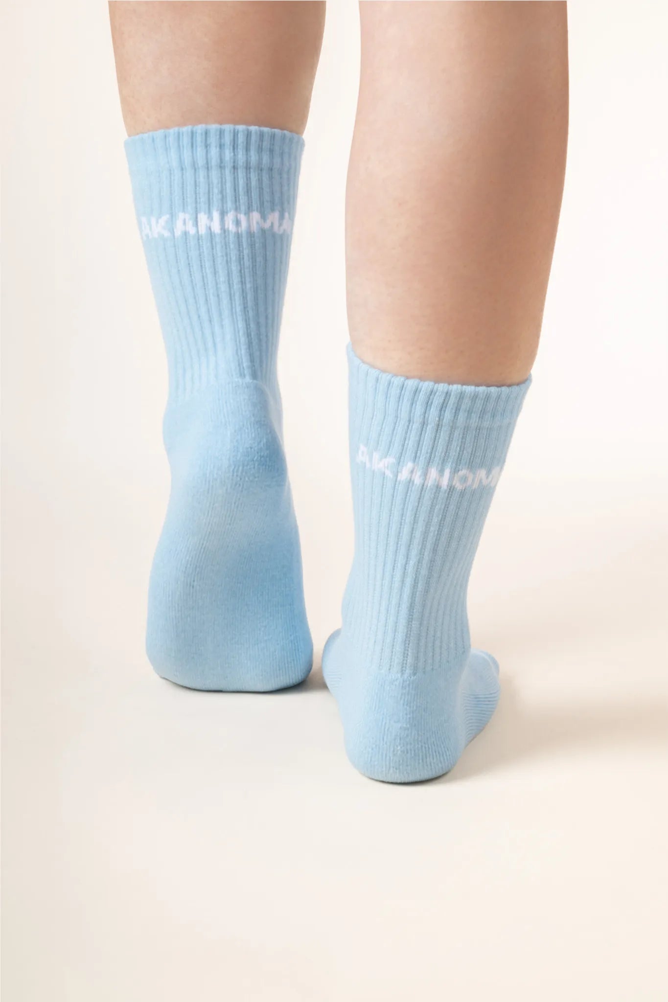 Classic Crew Socks in Sky Blue