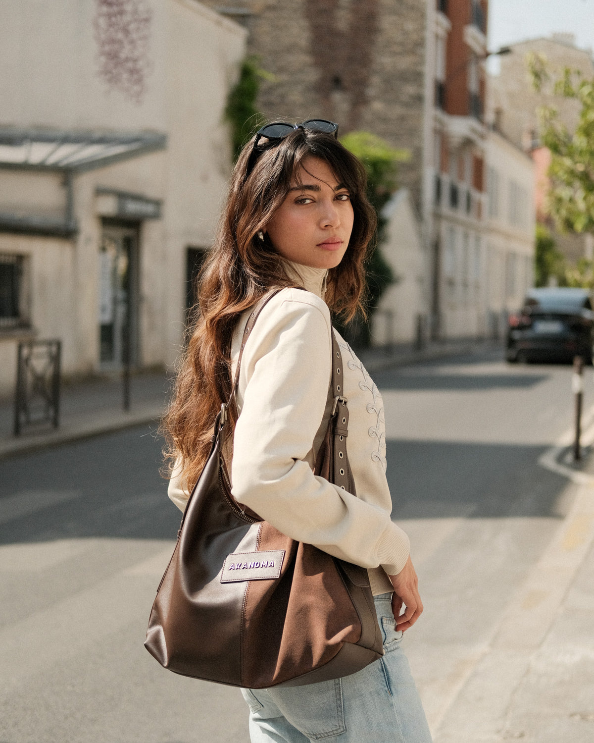 SAC FOURRE-TOUT À L'ÉPAULE-BANDOULIÈRE COPENHAGUE - ESPRESSO