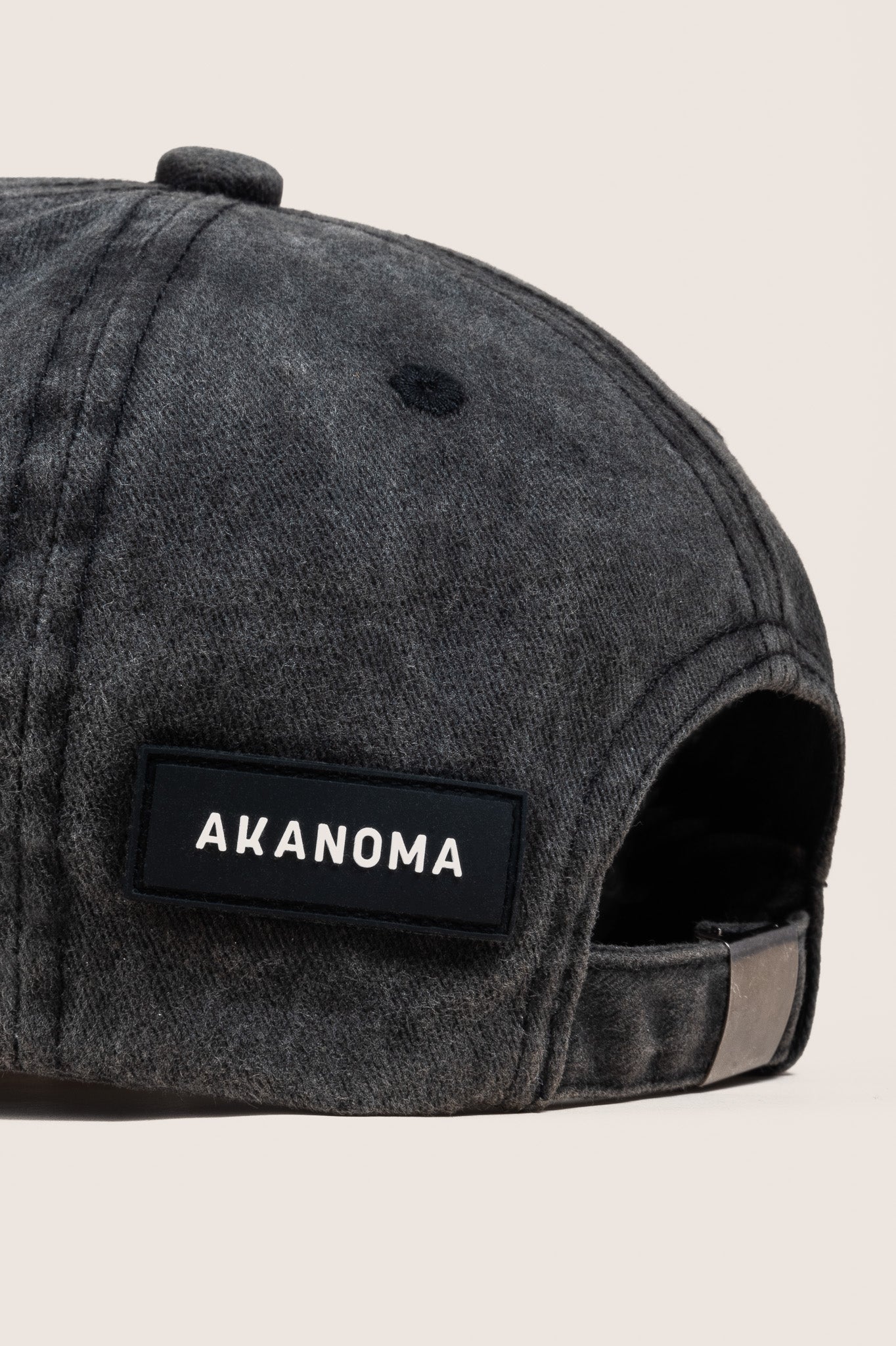 Black Denim Ball Cap | Recycled & Vegan Accessories – Akanoma
