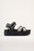 VENICE Platform Sandals in Beige & Black